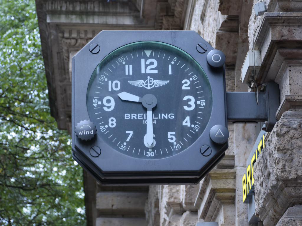 Breitling discount wall clock