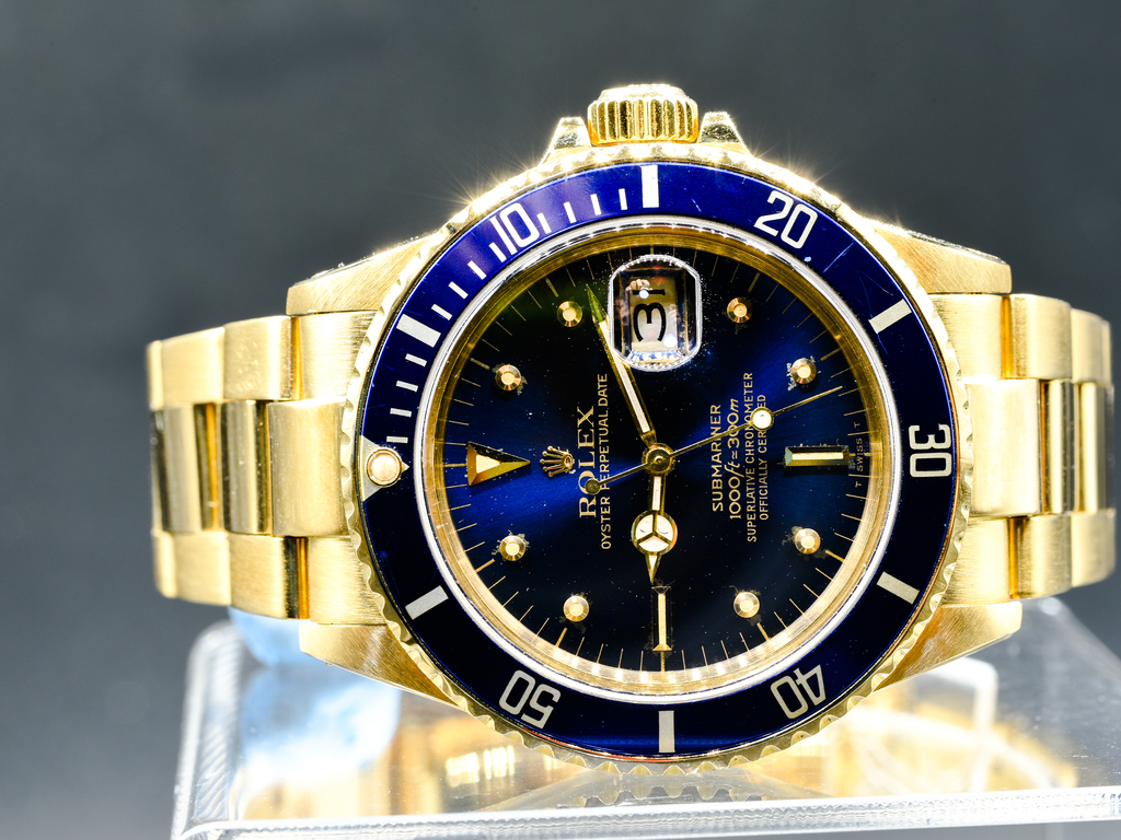 18K Gold Rolex Submariner